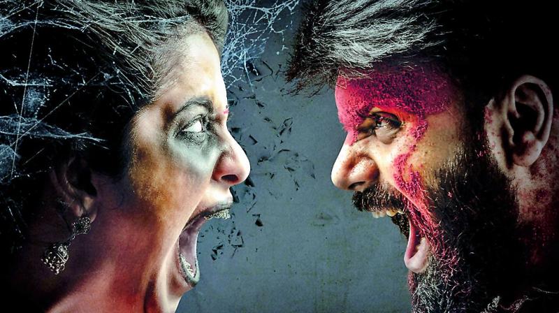 The actress plays a ghost in the horror–comedy, and her first look, which was released on Monday, is terrifying! Starring Ashwin Babu, the Ohmkar-directorial is the third instalment in the successful Raju Gari Gadhi franchise. The actress plays a ghost in the horror–comedy, and her first look, which was released on Monday, is terrifying! Starring Ashwin Babu, the Ohmkar-directorial is the third instalment in the successful Raju Gari Gadhi franchise.