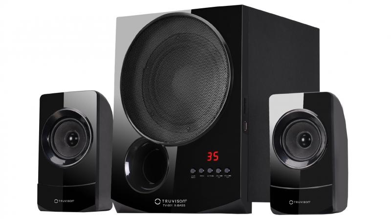 The 2.1 channel sound system is capable of effective sound throw. The 2.1 channel sound system is capable of effective sound throw.