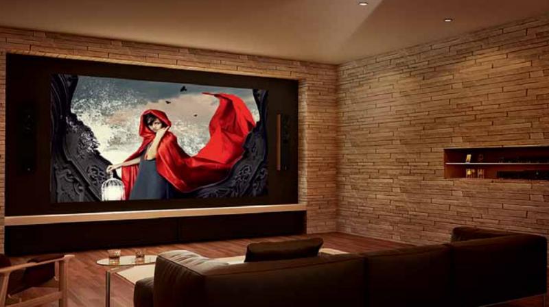 Most home projectors are bought by customers who want to go bigger than what a 65 inch flat screen TV can offer. Hence home projectors are typically 720p (HD) or 1080p(Full HD) or 4k (Ultra HD) and are used to project images of about 100-120-inch diagonal. Most home projectors are bought by customers who want to go bigger than what a 65 inch flat screen TV can offer. Hence home projectors are typically 720p (HD) or 1080p(Full HD) or 4k (Ultra HD) and are used to project images of about 100-120-inch diagonal.