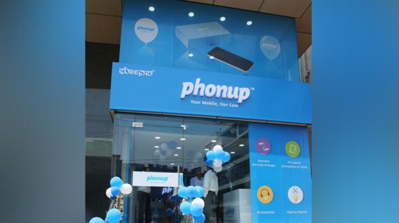 Phonup (www.phonup.in), a joint venture between Franchise India and Phonup Italy (www.phonup.com), launched its first store in Karnataka, Bengaluru on Friday. (Photo: ANI) Phonup (www.phonup.in), a joint venture between Franchise India and Phonup Italy (www.phonup.com), launched its first store in Karnataka, Bengaluru on Friday. (Photo: ANI)