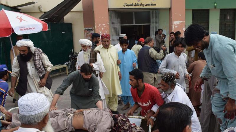 The blast in the town of Mastung, near the Balochistan provincial capital Quetta, was the latest in a string of attacks that have spurred fears of violence ahead of nationwide polls on July 25, and underscored the fragility of Pakistan's dramatic gains in security. (Photo: AFP) The blast in the town of Mastung, near the Balochistan provincial capital Quetta, was the latest in a string of attacks that have spurred fears of violence ahead of nationwide polls on July 25, and underscored the fragility of Pakistan's dramatic gains in security. (Photo: AFP)