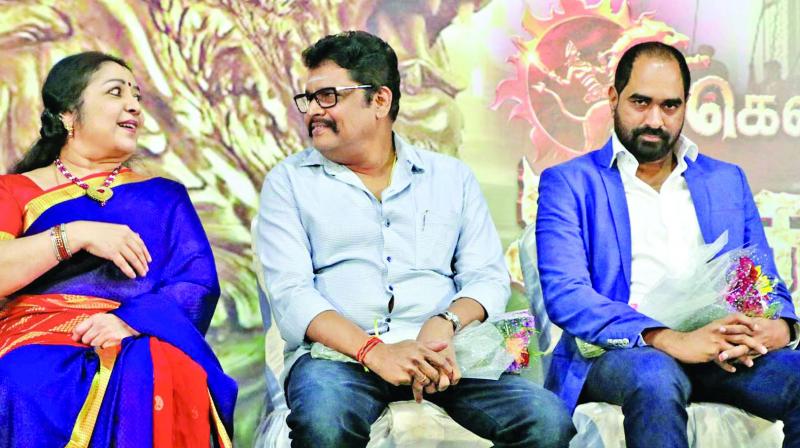 Actress Latha, K.S. Ravikumar and Krish Actress Latha, K.S. Ravikumar and Krish