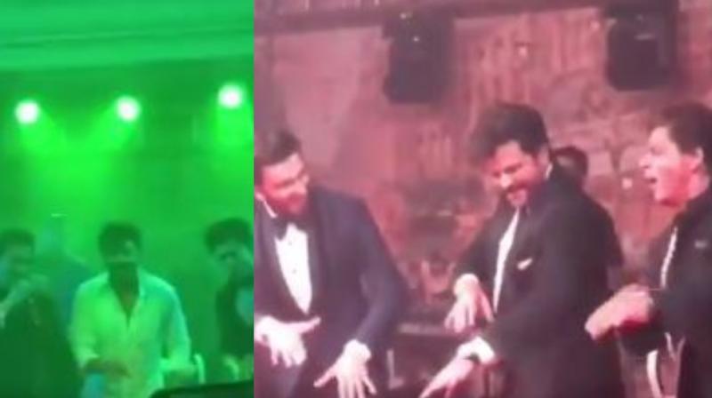 Screenshots from video of Sonam Kapoor Ahuja wedding reception. (Photo: Twitter) Screenshots from video of Sonam Kapoor Ahuja wedding reception. (Photo: Twitter)