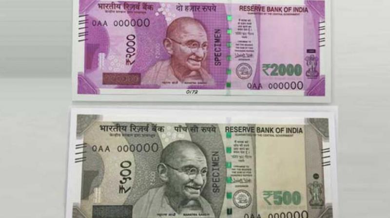 The higher value currency notes will have other designs, geometric patterns aligning with the overall colour scheme both on the obverse and reverse. The higher value currency notes will have other designs, geometric patterns aligning with the overall colour scheme both on the obverse and reverse.