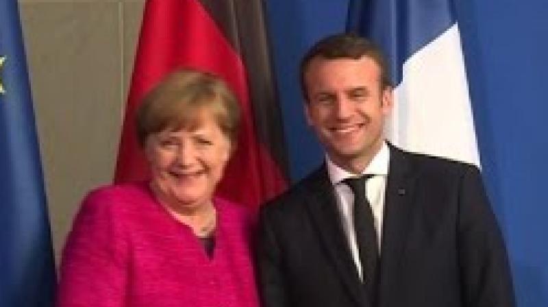 French President Emmanuel Macron and German Chancellor Angela Merkel (Photo: AP) French President Emmanuel Macron and German Chancellor Angela Merkel (Photo: AP)