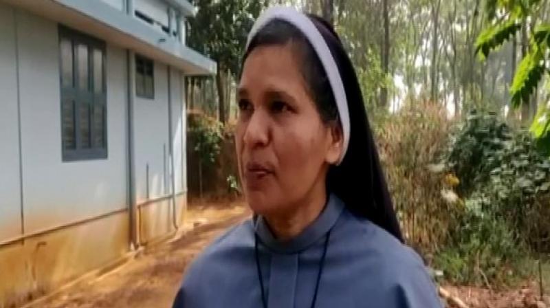 Lucy Kalappura has filed an appeal before the Catholic Church in Rome against her dismissal from the congregation on disciplinary grounds. (Photo: ANI) Lucy Kalappura has filed an appeal before the Catholic Church in Rome against her dismissal from the congregation on disciplinary grounds. (Photo: ANI)