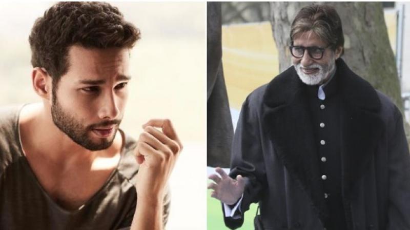 Siddhant Chaturvedi and Amitabh Bachchan. Siddhant Chaturvedi and Amitabh Bachchan.