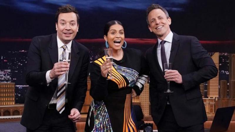 Lilly Singh, during her appearance on Jimmy Fallon's "Tonight Show", the YouTube star talked about her new gig. Lilly Singh, during her appearance on Jimmy Fallon's "Tonight Show", the YouTube star talked about her new gig.