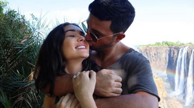 Amy Jackson with fiance George Panayiotou. (Image Courtesy: Instagram) Amy Jackson with fiance George Panayiotou. (Image Courtesy: Instagram)
