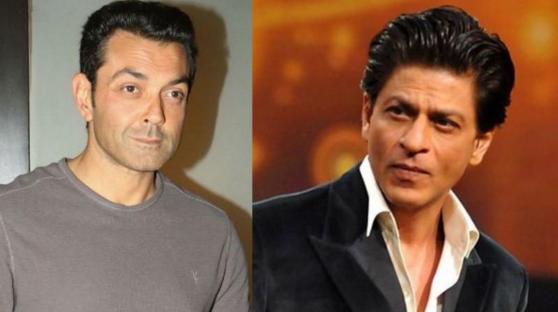 Bobby Deol and Shah Rukh Khan. Bobby Deol and Shah Rukh Khan.