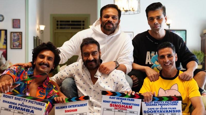 Director Rohit Shetty says he is expanding the "desi cop" universe, which he started with Ajay Devgn-starrer "Singham" and followed up with Ranveer Singh's "Simmba" and now Akshay Kumar-fronted "Sooryavanshi". (Twitter) Director Rohit Shetty says he is expanding the "desi cop" universe, which he started with Ajay Devgn-starrer "Singham" and followed up with Ranveer Singh's "Simmba" and now Akshay Kumar-fronted "Sooryavanshi". (Twitter)