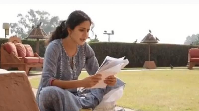 Katrina Kaif during 'Bharat' prep. (Instagram) Katrina Kaif during 'Bharat' prep. (Instagram)