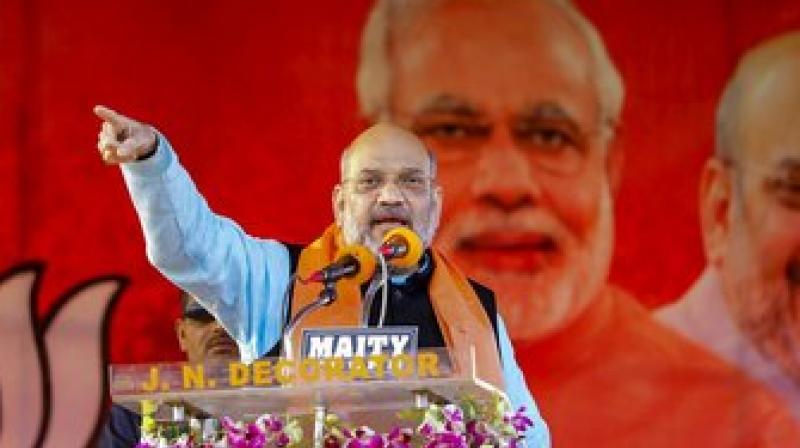‘The opposition should spell out who its prime ministerial candidate is,’ Shah said. (Photo: PTI) ‘The opposition should spell out who its prime ministerial candidate is,’ Shah said. (Photo: PTI)