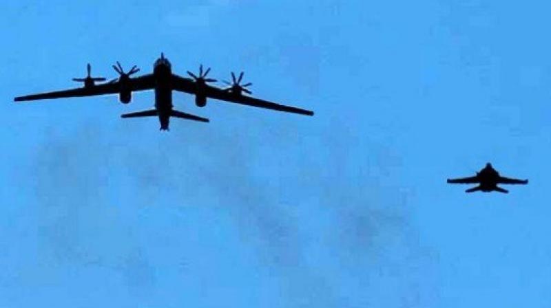 Mid-air interceptions are routine in international air space, and Russian jets frequently scramble to fly alongside US spy planes in and around the Baltic Sea and near Russia. (Photo: AFP) Mid-air interceptions are routine in international air space, and Russian jets frequently scramble to fly alongside US spy planes in and around the Baltic Sea and near Russia. (Photo: AFP)