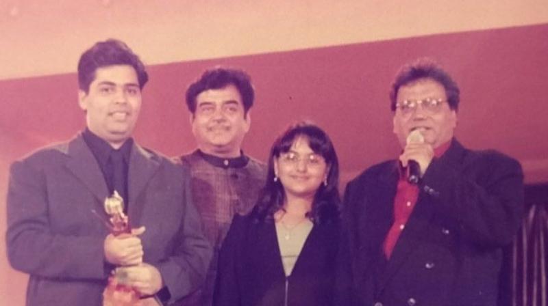 The picture Karan Johar shared with Sonakshi and Shatrughan Sinha and Subhash Ghai. The picture Karan Johar shared with Sonakshi and Shatrughan Sinha and Subhash Ghai.