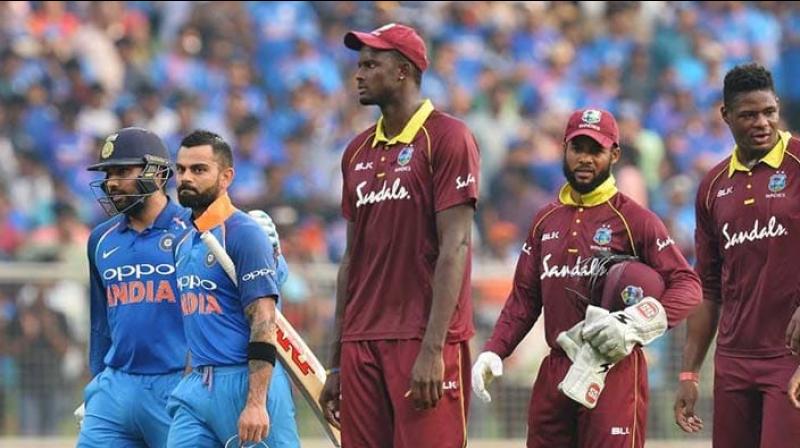 Virat Kohli-led India will enter the match with an unbeaten streak as they have won four matches out of five fixtures with one getting washed out. While the West Indies have hardly lived up to their expectations, having won just one match out of six fixtures so far. (Photo:AFP) Virat Kohli-led India will enter the match with an unbeaten streak as they have won four matches out of five fixtures with one getting washed out. While the West Indies have hardly lived up to their expectations, having won just one match out of six fixtures so far. (Photo:AFP)