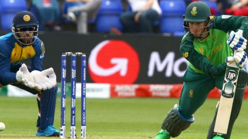 With two wins, Sri Lanka are currently at the seventh spot with six points and need to win rest of their three matches to harbour hopes of a semifinal berth. (Photo:AFP) With two wins, Sri Lanka are currently at the seventh spot with six points and need to win rest of their three matches to harbour hopes of a semifinal berth. (Photo:AFP)