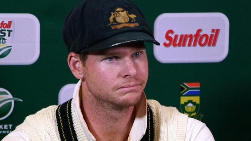 Australian captain Steve Smith has been banned for one Test by the International Cricket Council for his role in a plot that saw team-mate Cameron Bancroft tamper with the ball by using yellow sticky tape during the third Test against South Africa. (Photo: AFP) Australian captain Steve Smith has been banned for one Test by the International Cricket Council for his role in a plot that saw team-mate Cameron Bancroft tamper with the ball by using yellow sticky tape during the third Test against South Africa. (Photo: AFP)