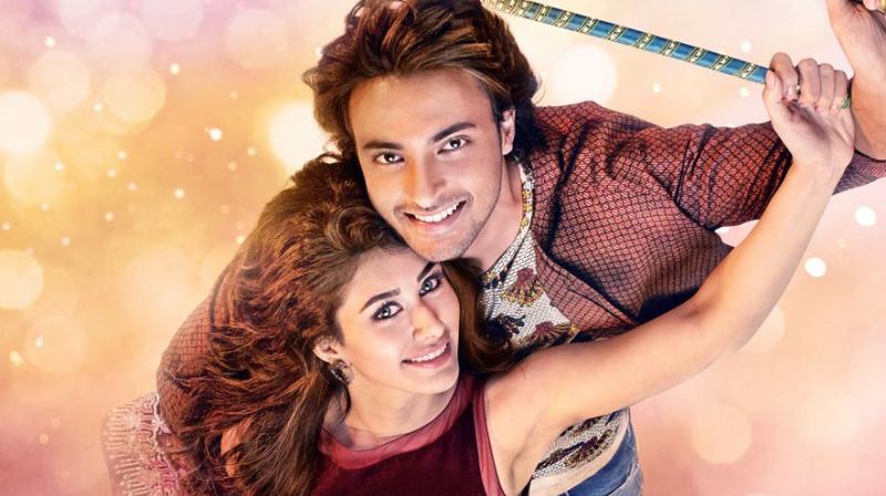 'Loveratri' poster. 'Loveratri' poster.