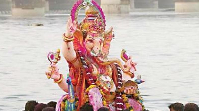 The Indian-American community described the advertisement in an Indian-American newspaper as “offensive” for featuring Lord Ganesha. The Indian-American community described the advertisement in an Indian-American newspaper as “offensive” for featuring Lord Ganesha.