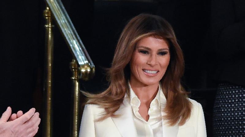 U.S. First Lady Melania Trump attends the State of Union Address. (Photo: AFP) U.S. First Lady Melania Trump attends the State of Union Address. (Photo: AFP)