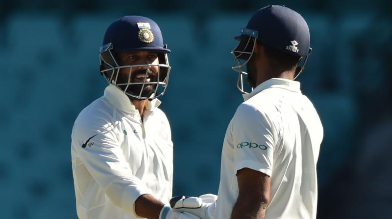 Murali Vijay hit a stylish century Saturday to strengthen his bid to open the batting in the first Test against Australia. (Photo: AFP) Murali Vijay hit a stylish century Saturday to strengthen his bid to open the batting in the first Test against Australia. (Photo: AFP)