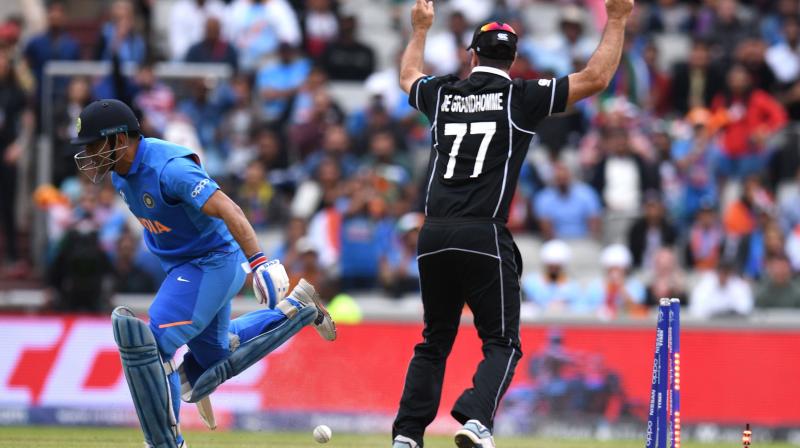 Jadeja and Dhoni got together when India were reeling at 92/6 and they stitched together a partnership of 116 runs. (Photo: AFP) Jadeja and Dhoni got together when India were reeling at 92/6 and they stitched together a partnership of 116 runs. (Photo: AFP)