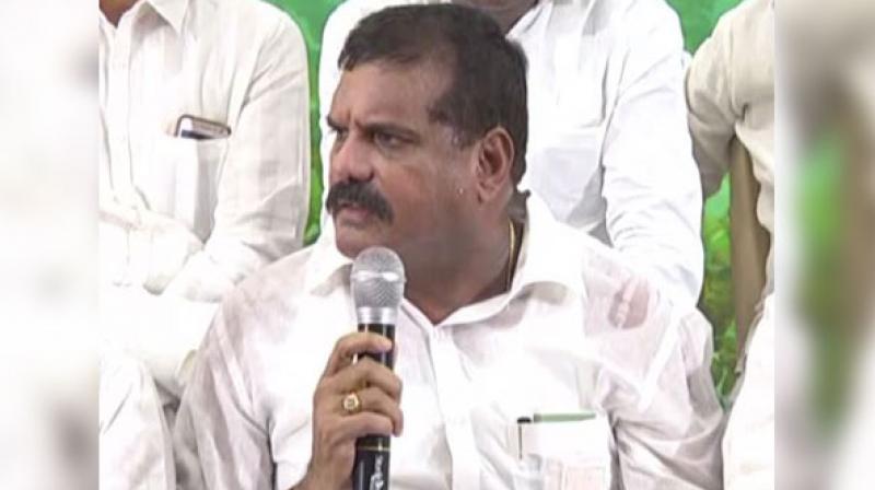 Satyanarayana said that these are the mere tip of the iceberg and added that the YSRCP government will expose the irregularities and corrupt practices of the TDP government. (Photo: ANI) Satyanarayana said that these are the mere tip of the iceberg and added that the YSRCP government will expose the irregularities and corrupt practices of the TDP government. (Photo: ANI)