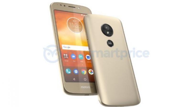 The Moto E5 as seen ina leaked photo by MySmartPrice. The Moto E5 as seen ina leaked photo by MySmartPrice.