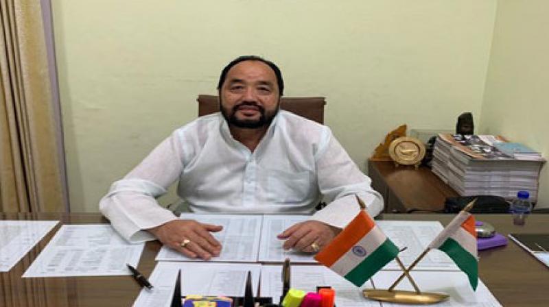 Deputy Chief Minister Y Patton today announced that the BJP MLAs will adopt one village in their constituencies and develop them as a 'Model Village'. (Photo: ANI) Deputy Chief Minister Y Patton today announced that the BJP MLAs will adopt one village in their constituencies and develop them as a 'Model Village'. (Photo: ANI)