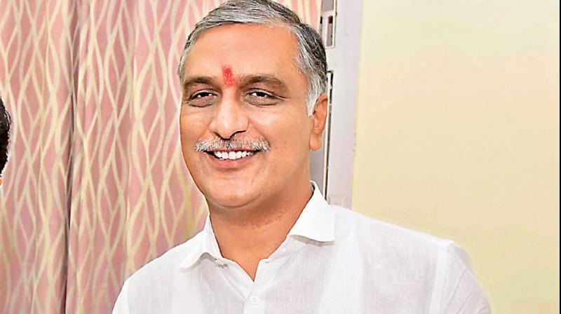 Telangana finance minister, T. Harish Rao.