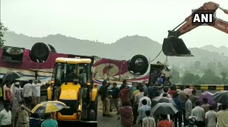 These injured passengers were referred to Danta town's referral hospital and Palanpur civil hospital, said Rajian. The SP along with district collector Sandip Sagale rushed to Danta hospital after the accident. (Photo: ANI) These injured passengers were referred to Danta town's referral hospital and Palanpur civil hospital, said Rajian. The SP along with district collector Sandip Sagale rushed to Danta hospital after the accident. (Photo: ANI)