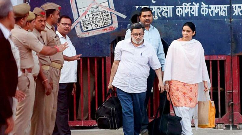 The Allahabad High Court in October, last year, ruled that dentist couple Rajesh and Nupur Talwar from Delhi were not guilty of the murder of their daughter Aarushi, 14, and domestic help Hemraj in 2008. (Photo: PTI/File) The Allahabad High Court in October, last year, ruled that dentist couple Rajesh and Nupur Talwar from Delhi were not guilty of the murder of their daughter Aarushi, 14, and domestic help Hemraj in 2008. (Photo: PTI/File)