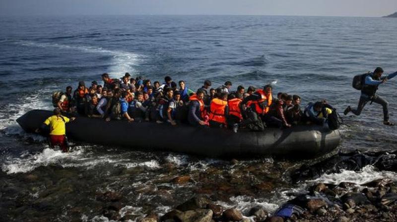 At least 62 Europe-bound migrants were rescued by Libyan Coast Guards off the country's Western Coast, the Anti-Illegal Immigration Agency has said. (Photo: ANI/ Representational Image) At least 62 Europe-bound migrants were rescued by Libyan Coast Guards off the country's Western Coast, the Anti-Illegal Immigration Agency has said. (Photo: ANI/ Representational Image)