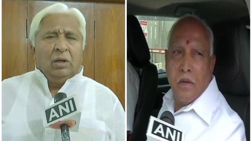Karnataka Congress MLA H K Patil has written to Chief Minister BS Yediyurappa, asking him to cancel his Delhi trip, scheduled for August 6, and visit flood-affected areas of north Karnataka instead. (Photo: ANI) Karnataka Congress MLA H K Patil has written to Chief Minister BS Yediyurappa, asking him to cancel his Delhi trip, scheduled for August 6, and visit flood-affected areas of north Karnataka instead. (Photo: ANI)