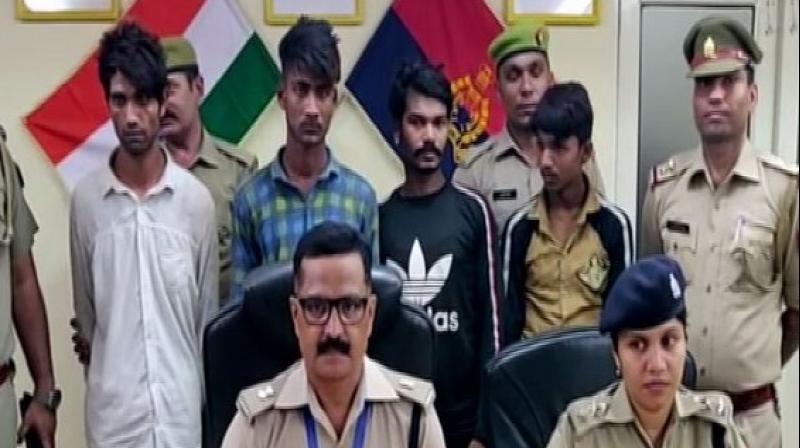 A TikTok star with over 40,000 followers, along with his three accomplices, was arrested by police in connection with robbery cases in Greater Noida city of Gautam Buddh Nagar district. (Photo: ANI) A TikTok star with over 40,000 followers, along with his three accomplices, was arrested by police in connection with robbery cases in Greater Noida city of Gautam Buddh Nagar district. (Photo: ANI)