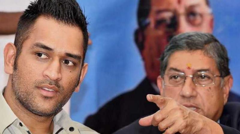 “Yes, it is true that I vetoed the decision to drop Dhoni as captain. How can you drop someone as captain within a year of his lifting the World Cup?” Srinivasan was quoted as saying in TV anchor Rajdeep Sardesai’s latest book — Democracy’s XI. (Photo: PTI) “Yes, it is true that I vetoed the decision to drop Dhoni as captain. How can you drop someone as captain within a year of his lifting the World Cup?” Srinivasan was quoted as saying in TV anchor Rajdeep Sardesai’s latest book — Democracy’s XI. (Photo: PTI)