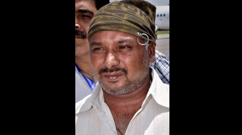 Salim, driver of the bus that was attacked by the militants in J & K, on his arrival at the airport in Surat on Tuesday. (Photo: PTI) Salim, driver of the bus that was attacked by the militants in J & K, on his arrival at the airport in Surat on Tuesday. (Photo: PTI)