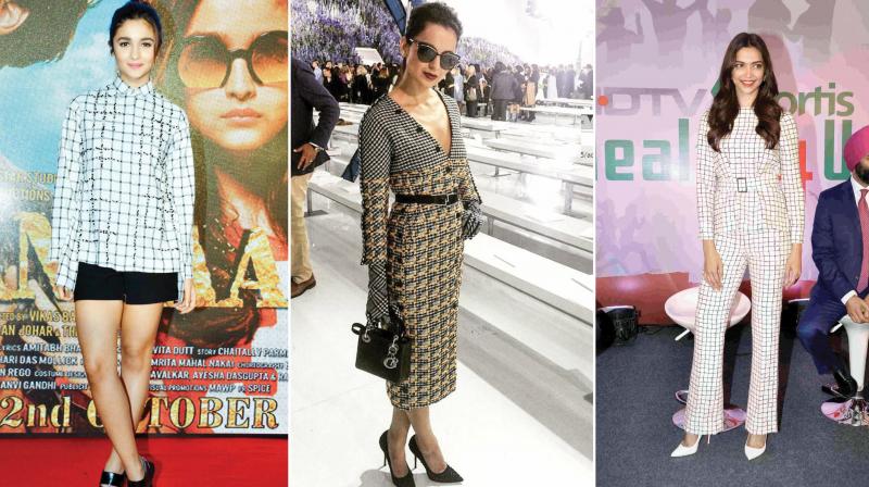 Alia Bhatt, Kangana Ranaut and Deepika Padukone Alia Bhatt, Kangana Ranaut and Deepika Padukone