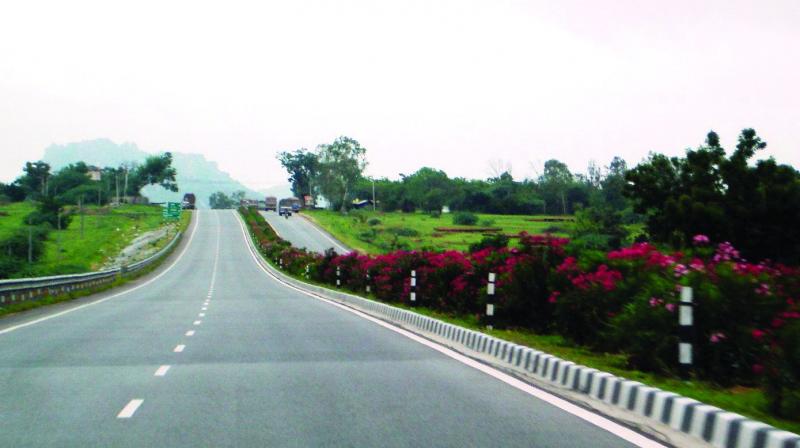 The National Highway running between Vijayawada and Rajahmundry. Both places have IAF airports. The National Highway running between Vijayawada and Rajahmundry. Both places have IAF airports.