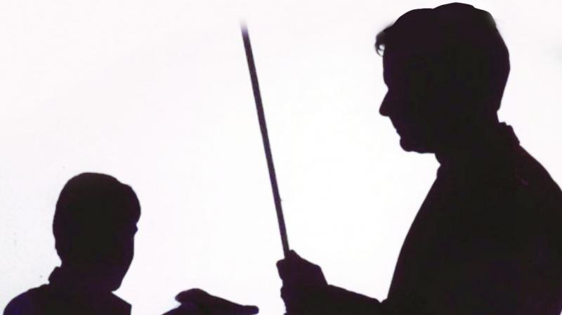 The victim went to a private hospital and doctors confirmed a fracture and alerted the parents, who rushed to the spot and lodged complaint against the college management. The victim went to a private hospital and doctors confirmed a fracture and alerted the parents, who rushed to the spot and lodged complaint against the college management.