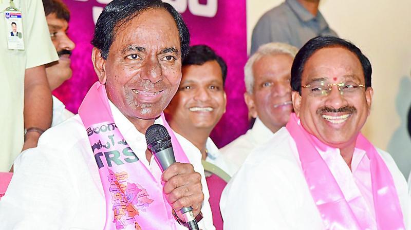 Telangana Chief Minister K. Chandrasekhar Rao Telangana Chief Minister K. Chandrasekhar Rao