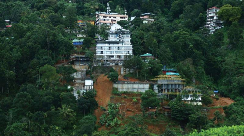Construction works at Munnar. (File pic) Construction works at Munnar. (File pic)