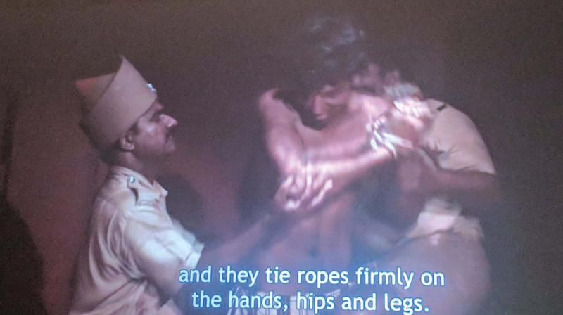 A still from the documentary 21 Months of Hell. A still from the documentary 21 Months of Hell.
