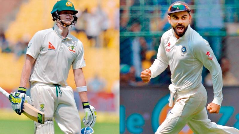Steve Smith and Virat Kohli Steve Smith and Virat Kohli