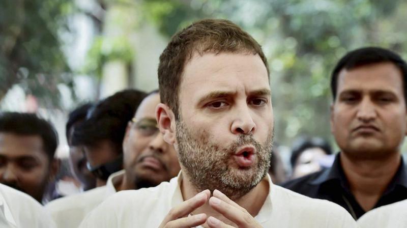Rahul Gandhi further said, 'Modi ji had personally gone to Paris. Personally the deal was changed. Entire India knows it.' (Photo: PTI) Rahul Gandhi further said, 'Modi ji had personally gone to Paris. Personally the deal was changed. Entire India knows it.' (Photo: PTI)