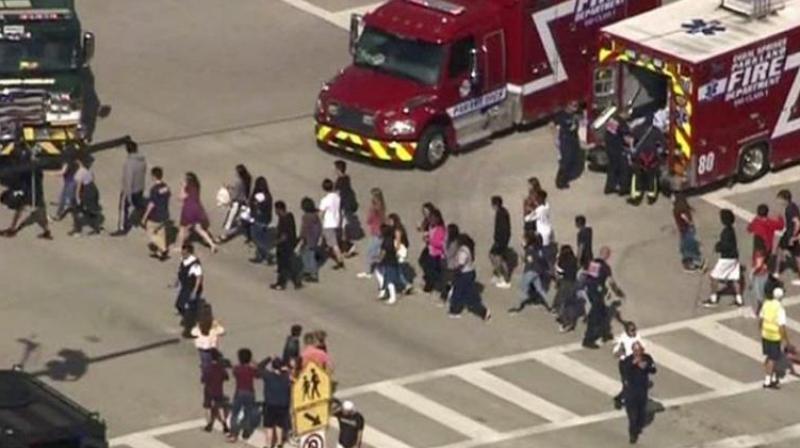 In a harrowing shooting spree that saw terrified students hiding in closets and under desks as they texted for help. (Photo: Twitter) In a harrowing shooting spree that saw terrified students hiding in closets and under desks as they texted for help. (Photo: Twitter)