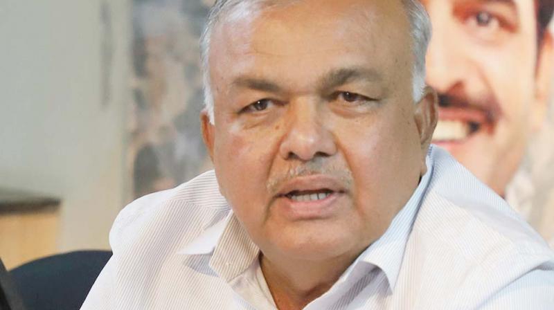 Home Minister Ramalinga Reddy addresses a press meet in Bengaluru. (Photo: DC) Home Minister Ramalinga Reddy addresses a press meet in Bengaluru. (Photo: DC)