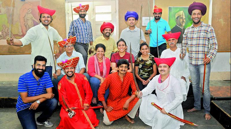 Team Ranangan with director Saurabh Gharipurikar (centre). Team Ranangan with director Saurabh Gharipurikar (centre).