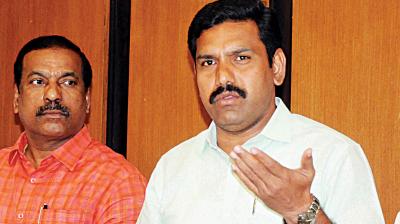 Former Chief Minister B S Yediyurappas son and Karnataka BJP Vice President B Y Vijayendra. (Photo: KPN)
